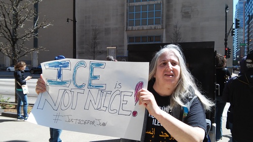 Debbie Protesting+Image