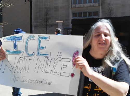 Debbie Protesting 2+Image