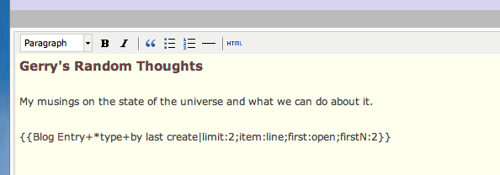 Item Views on First N+source